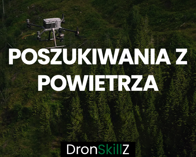 poszukiwania dronem